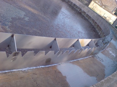 Réfection et pose tôles de sous verse et sur verse décanteur