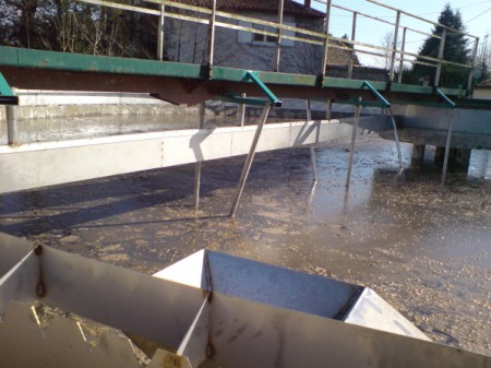 Confection et pose racleur de fond et de surface sur station d’épuration