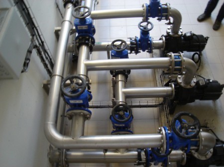 Confection et pose d’un ensemble pompes, vannes et tuyauteries 